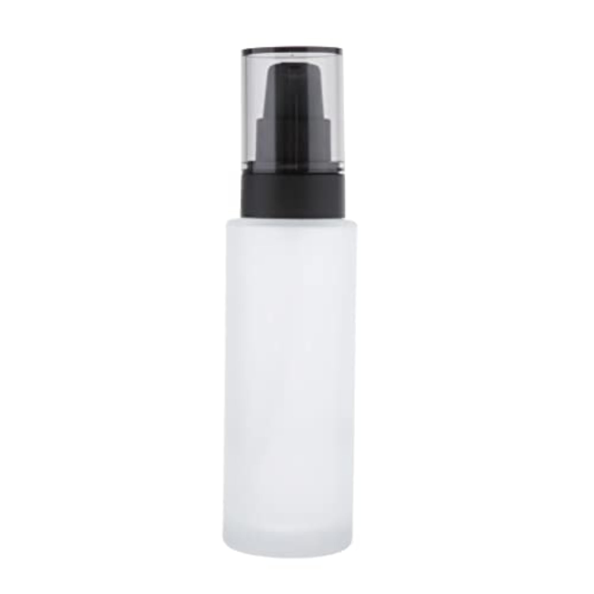4XEmpty Glass Lotion Cream Pump Bottle Travel Serum Containers